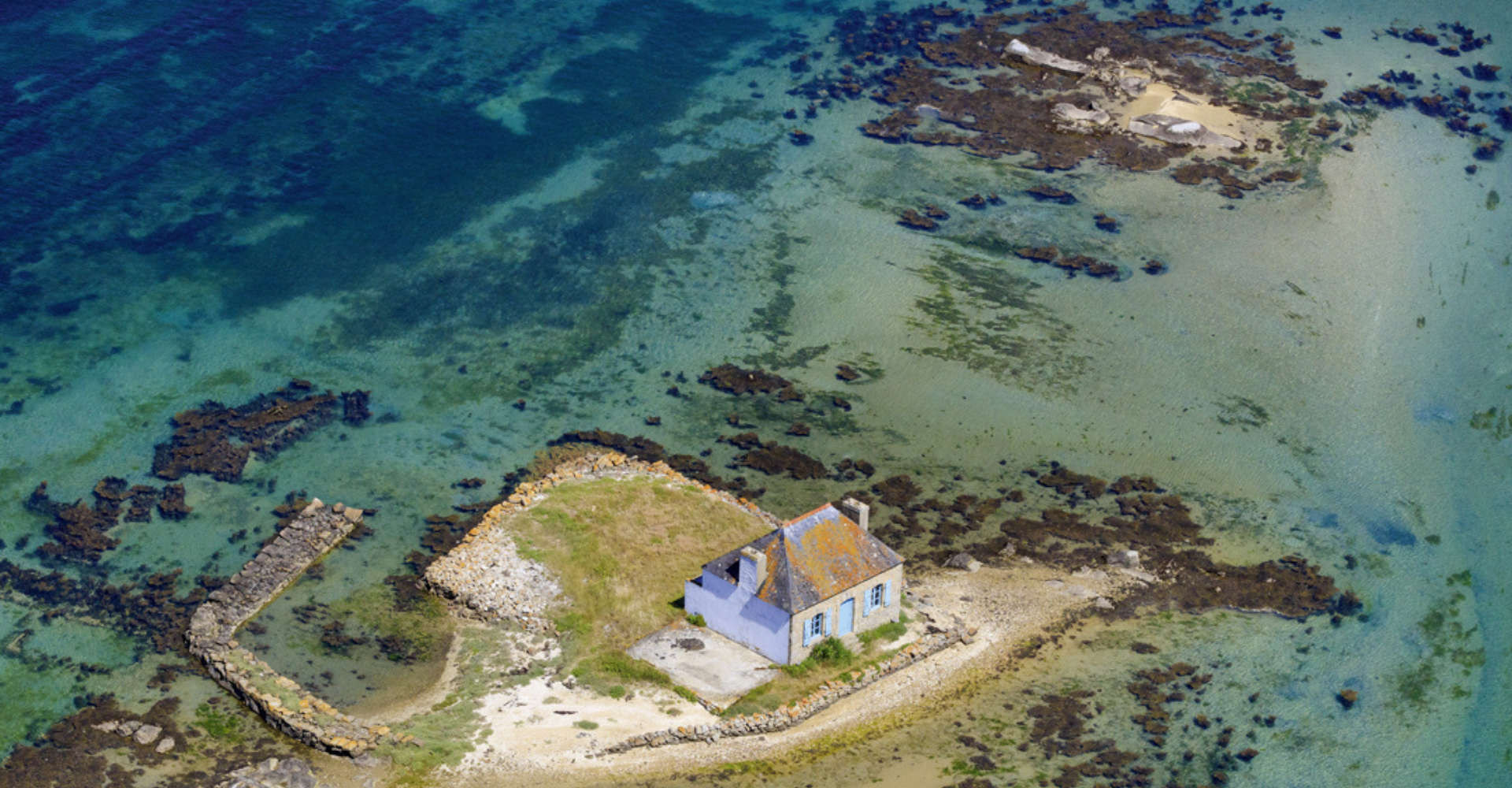 Jérôme Houyvet et Vol au-dessus du littoral de Bretagne